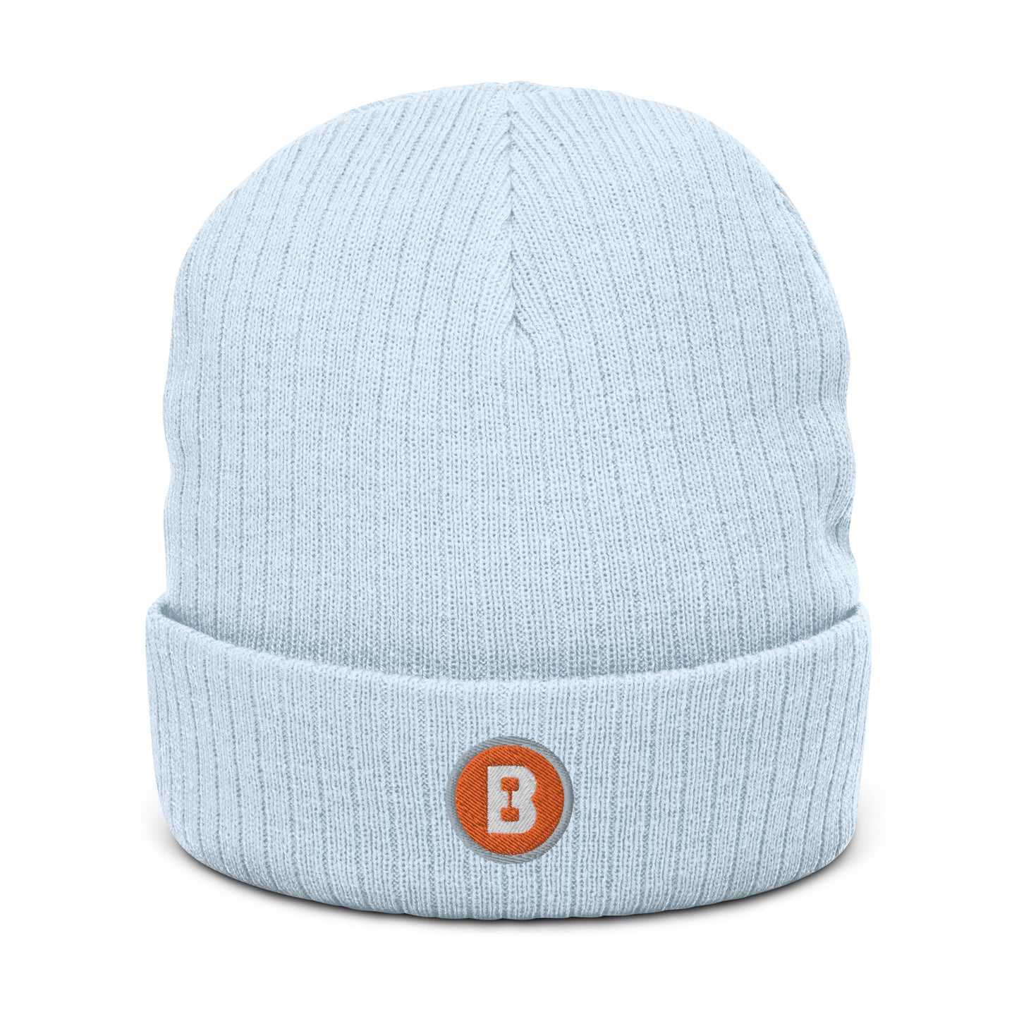 Fall B Ribbed knit beanie