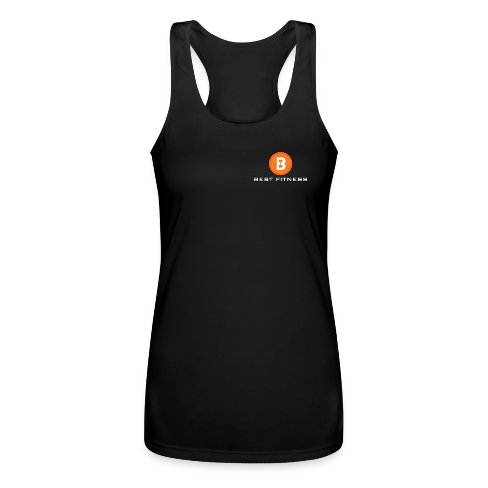 Women’s Performance Racerback Tank Top - black