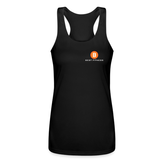 Women’s Performance Racerback Tank Top - black